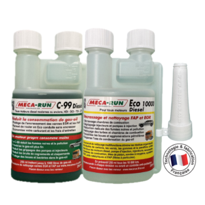 Pack décrassage diesel ECO 10000 + C99 en 250 ml